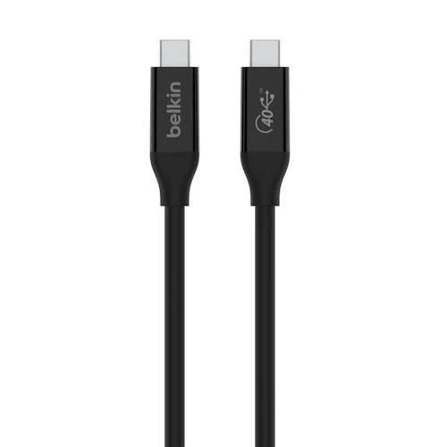 Cabo Belkin USB4 USB-C/USB-C 100W 0,8m - Preto
