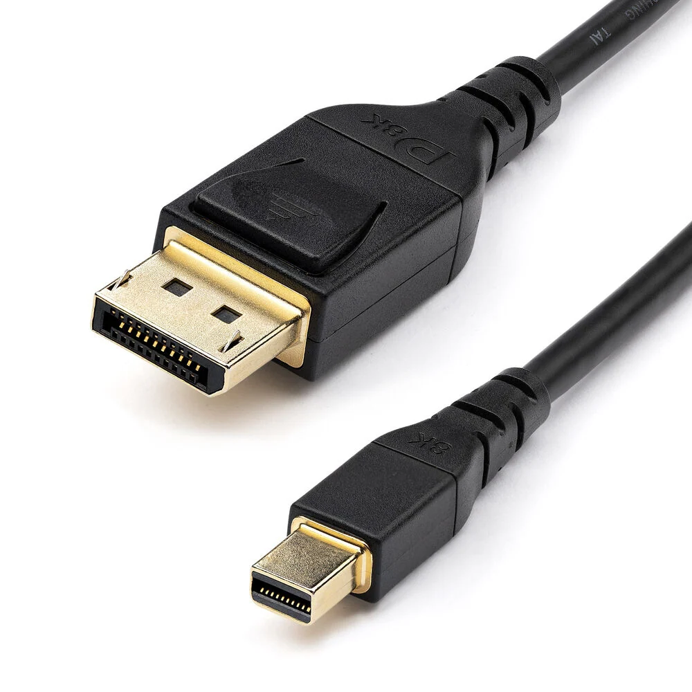 Cabo DisplayPort Mini Display Port Startech DP14MDPMM1MB Preto