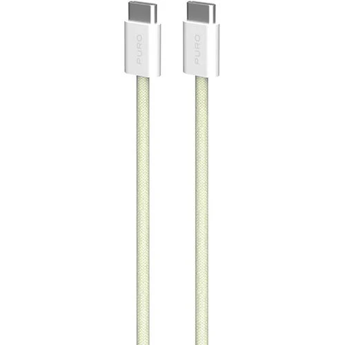 Cabo Kevlar® Puro Fabrik 2.0 USB-C 1.5 - Amarelo Pastel