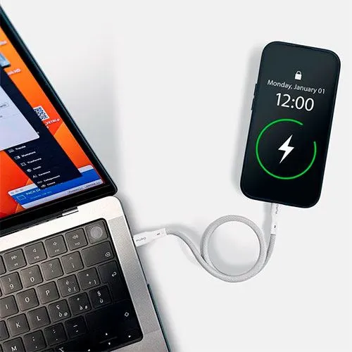Cabo Magnético USB-C Puro 1m - Branco