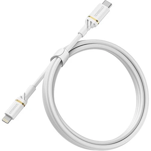 Cabo Otterbox Lightning para USB-C 1m - Cloud Dust (Branco)