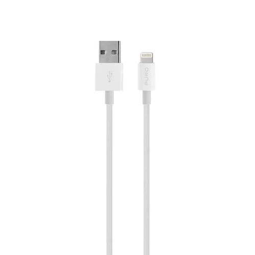 Cabo Plano Puro MFI USB para Lightning 0.5m - Branco