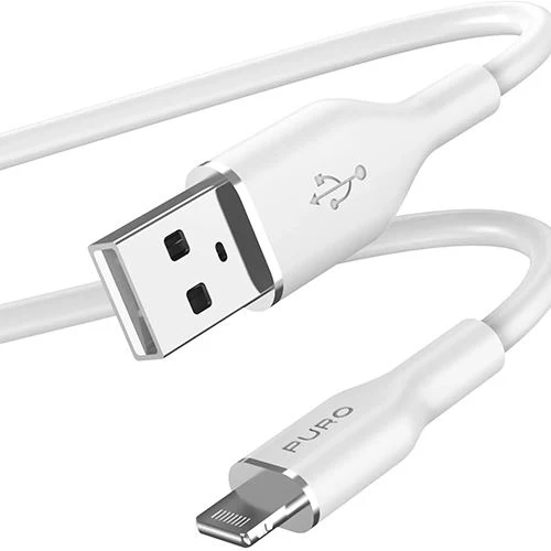 Cabo Puro Soft USB para Lightning 1.5m - Branco
