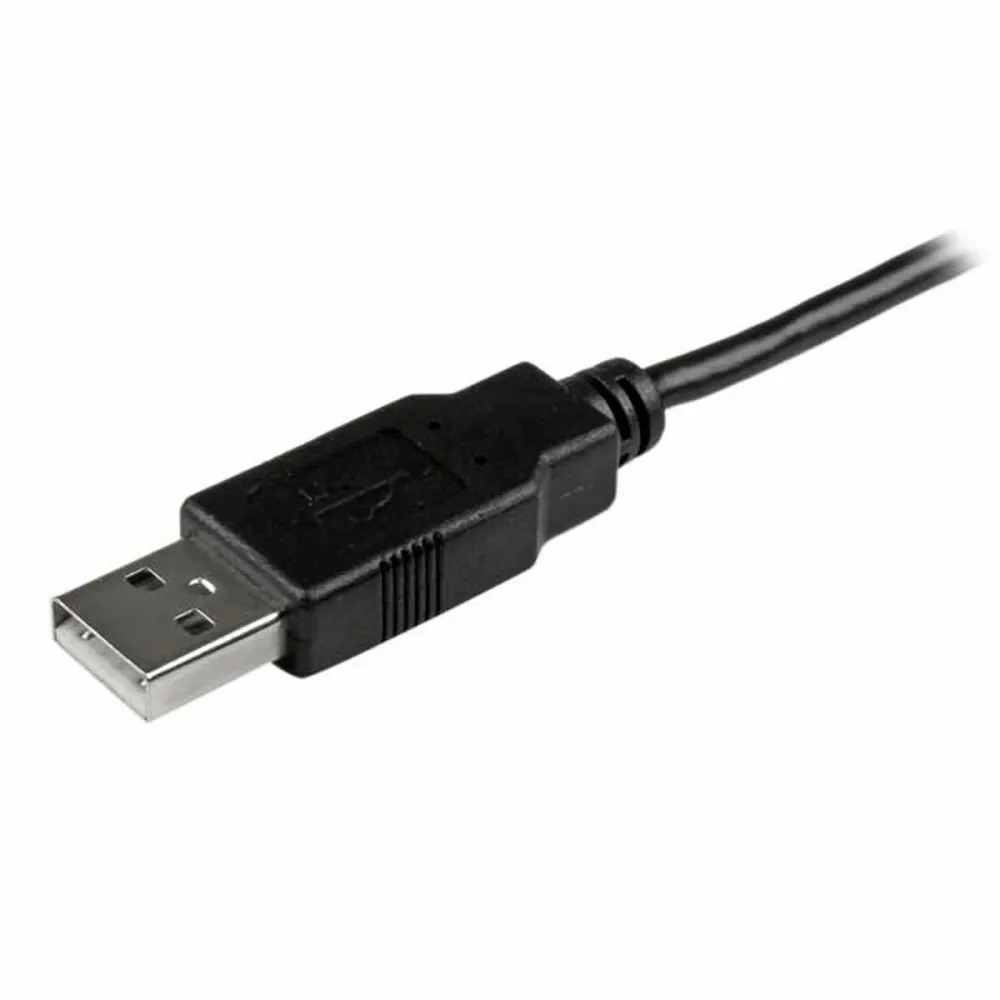 Cabo USB para micro USB Startech FBA_USBAUB1MBK Preto 1 m