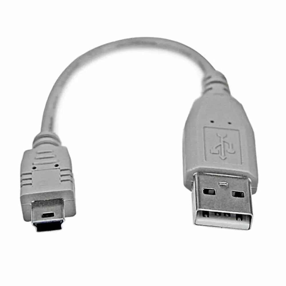 Cabo USB 2.0 para Mini USB B Startech USB2HABM6IN Cinzento