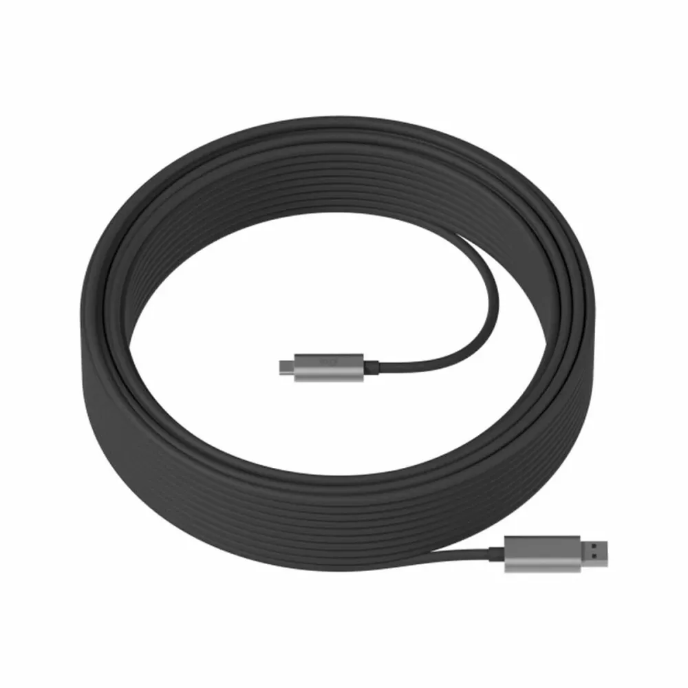 Cabo USB para USB C Logitech 939-001799 Preto 10 m