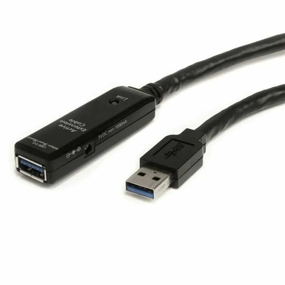Cabo USB Startech USB3AAEXT5M USB Preto
