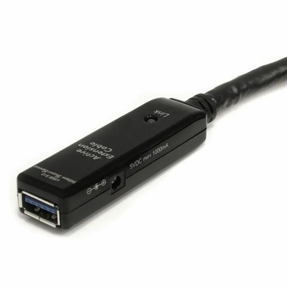 Cabo USB Startech USB3AAEXT5M USB Preto