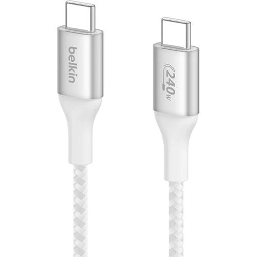 Cabo USB-C Belkin BoostCharge 2m - Branco
