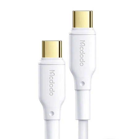 CABO USB-C PARA USB-C MCDODO 100W 1.2M BRANCO