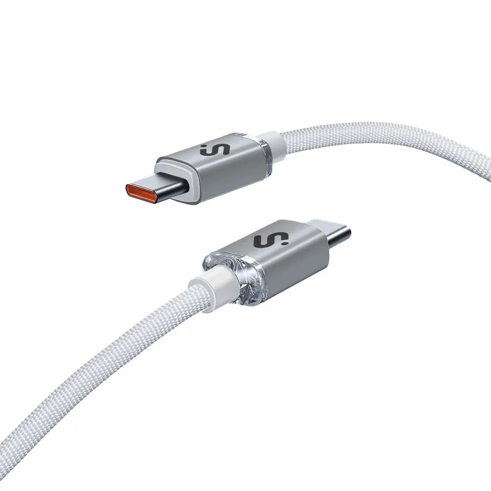 Cabo USB-C para USB-C Subblim OPTIMUS Branco 2 m