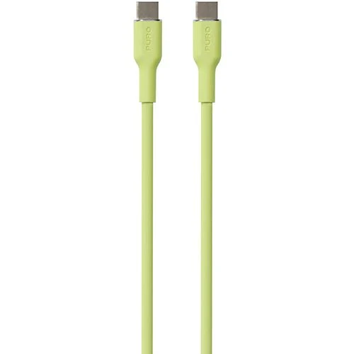Cabo USB-C Puro Soft 1.5m - Verde Claro
