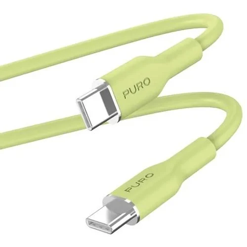 Cabo USB-C Puro Soft 1.5m - Verde Claro