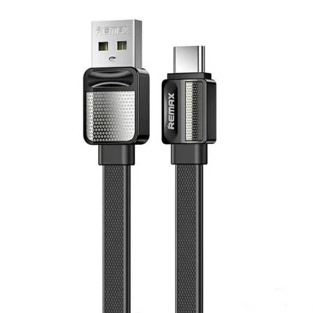 CABO USB-C REMAX PLATINUM PRO, 1 M, 2,4 PRETO