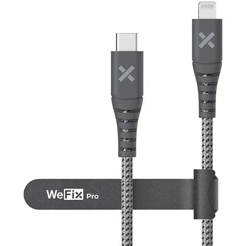 Cabo Wefix USB-C para Lightning 1.2 m - Cinzento