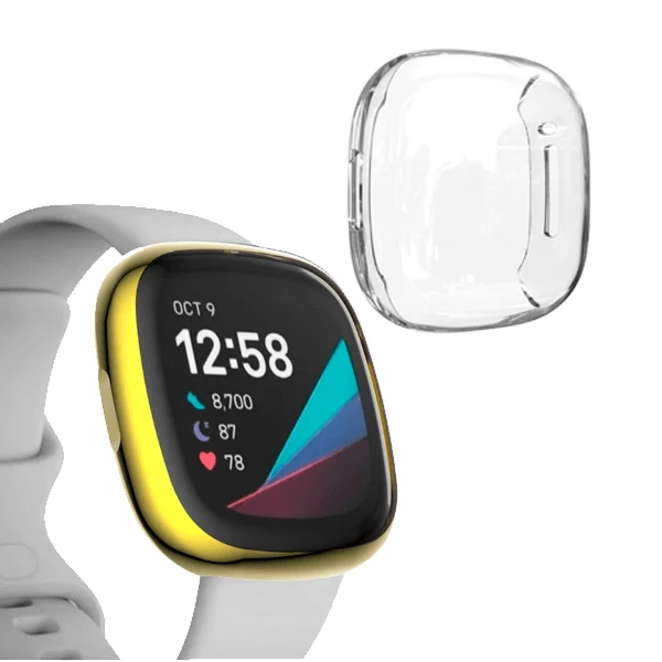 Capa 360° Impact Protection para Fitbit Sense - Transparente