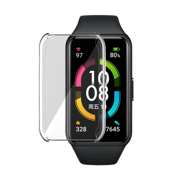 Capa 360° Impact Protection para Huawei Band 9 - Transparente