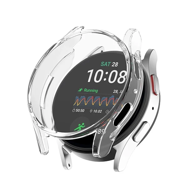 Capa 360° Impact Protection para Samsung Galaxy Watch7 40mm - Transparente