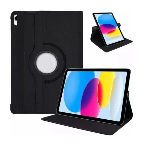 Capa 360 Rotation Anti-Impact Protection para Apple iPad Air 13 (2024) - Preto