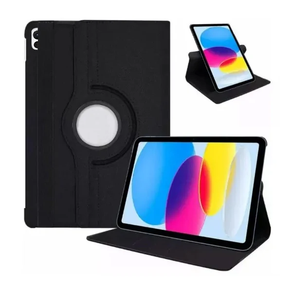 Capa 360 Rotation Anti-Impact Protection para Apple iPad Pro 13 (2024) - Preto