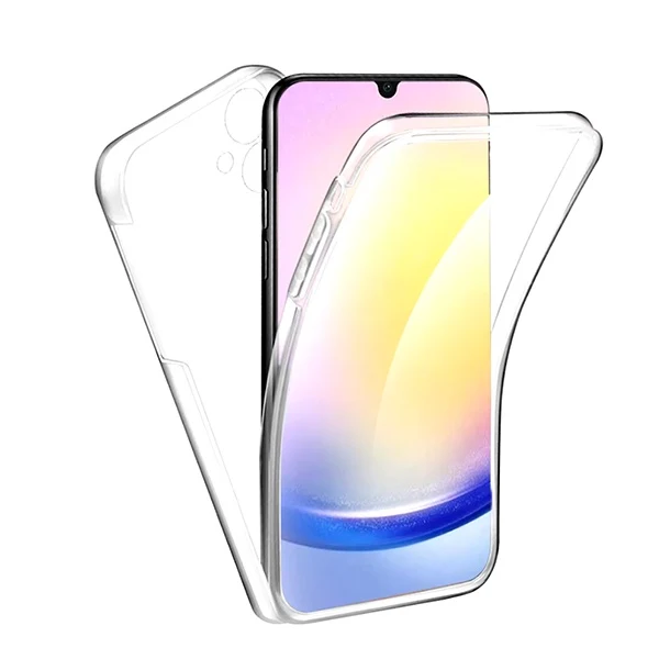 Capa 3x1 360° Impact Protection Para Samsung Galaxy A06 - Transparente