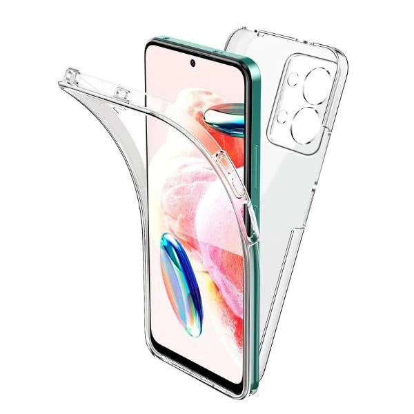 Capa 3x1 360° Impact Protection para Xiaomi Redmi Note 13 Pro 4G - Transparente