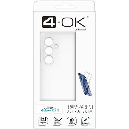 Capa 4-OK Slim Colors para Samsung Galaxy S23 FE - Preto