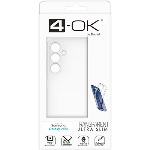 Capa 4-OK Ultra Slim Protek 0.2 para Samsung Galaxy A05s - Transparente