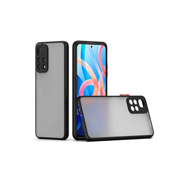 Capa Anti Choque Camera Protection para Xiaomi Redmi Note 11 - Preto