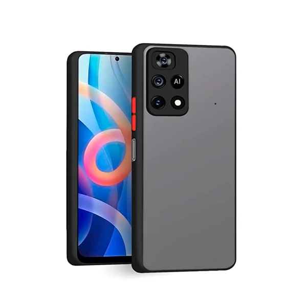 Capa Anti Choque Camera Protection para Xiaomi Poco M4 Pro - Preto