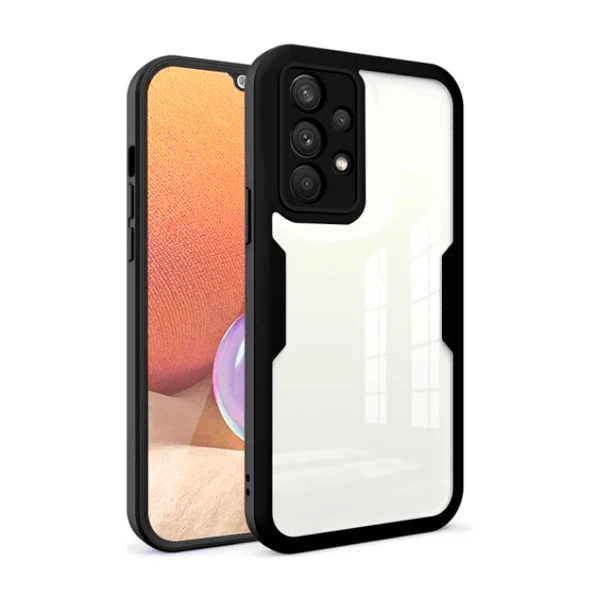 Capa Anti-Crash 360 Protection á Prova de Choque Frente e Verso para Samsung Galaxy A53 5G - Preto