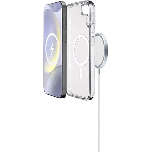 Capa Cellular Line Gloss Mag para Samsung Galaxy S25+ - Transparente