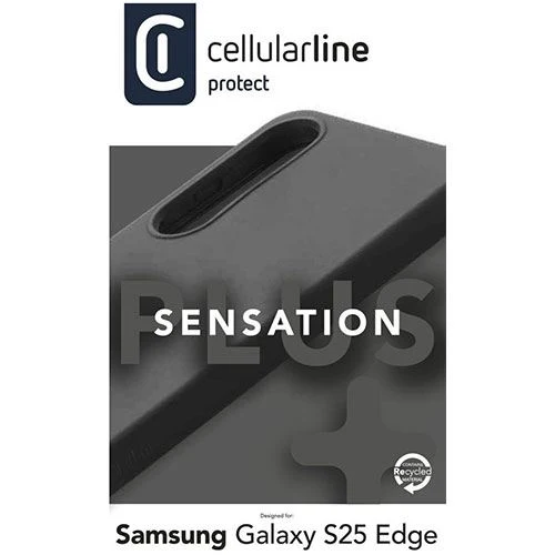 Capa Cellularline para Samsung S25 Edge - Preto