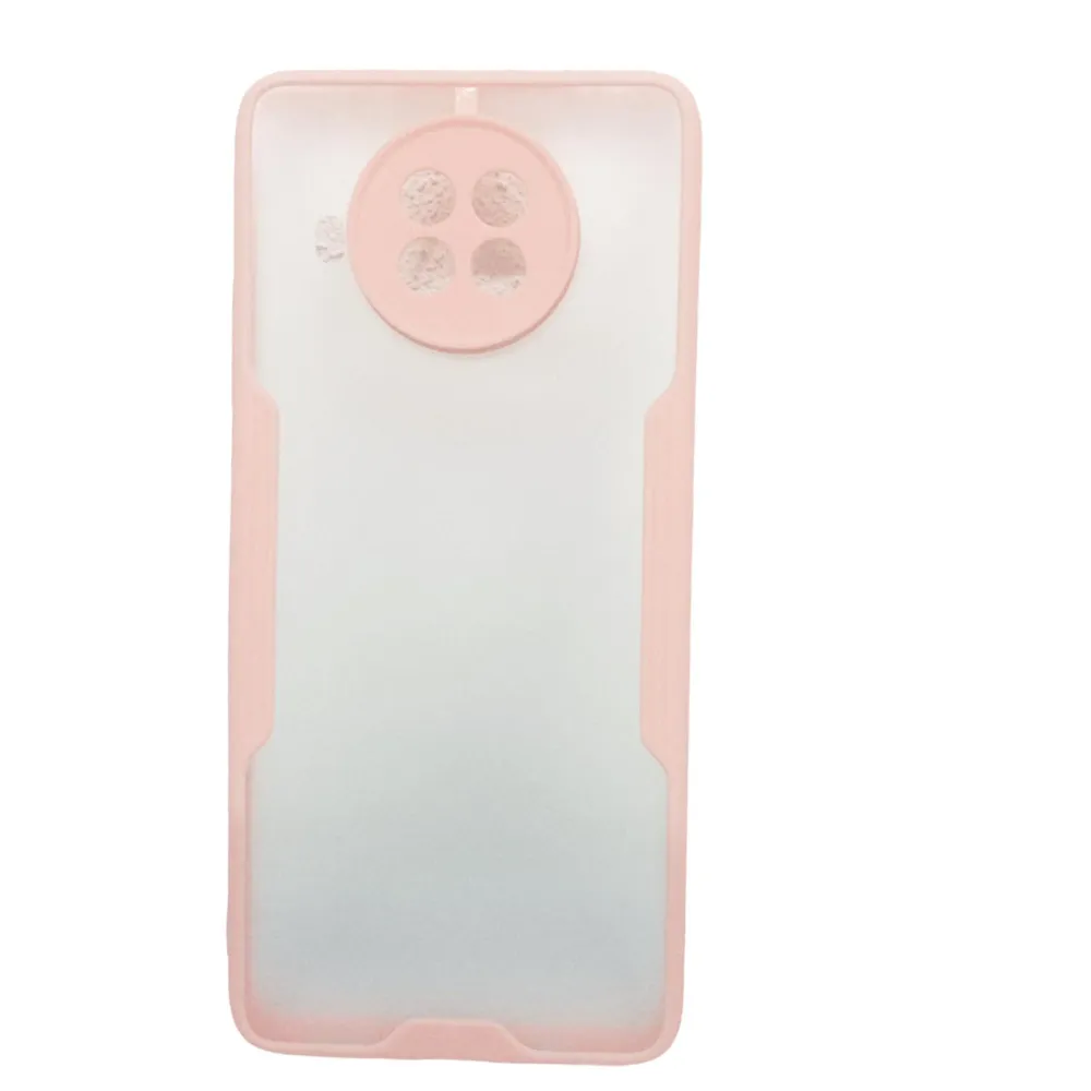 Capa ClearBumper para Xiaomi Redmi Note 9 Pro 5G - Rosa Salmão