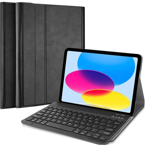 Capa com Teclado Just Case (JIC) para iPad 2022 - Layout PT - Preta
