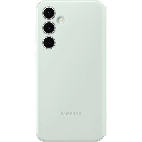 Capa Flip Wallet Samsung Smart View para Galaxy S24FE - Verde Menta