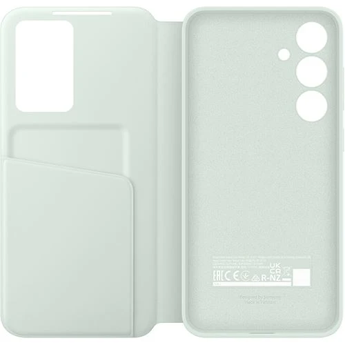 Capa Flip Wallet Samsung Smart View para Galaxy S24FE - Verde Menta