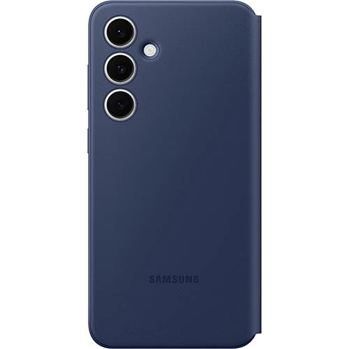 Capa Flip Wallet Samsung Smart View para Galaxy S24FE - Azul