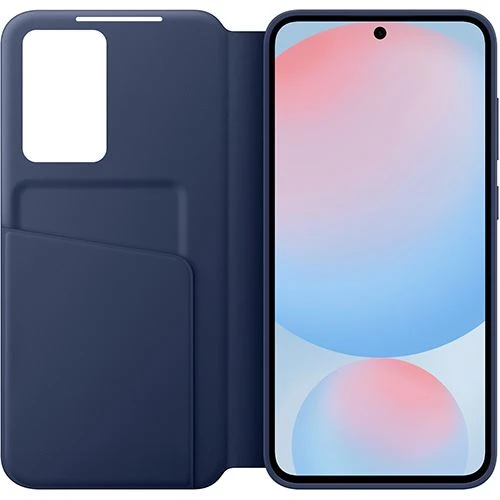 Capa Flip Wallet Samsung Smart View para Galaxy S24FE - Azul