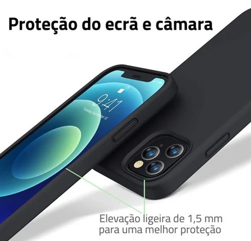 Capa Icoveri Slim iPhone 14 - Preto