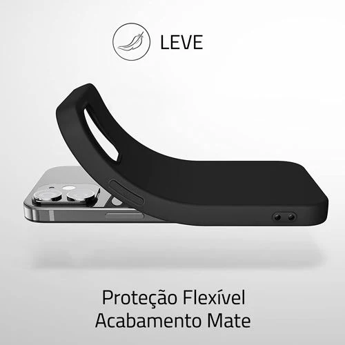 Capa Icoveri Slim iPhone 14 - Preto