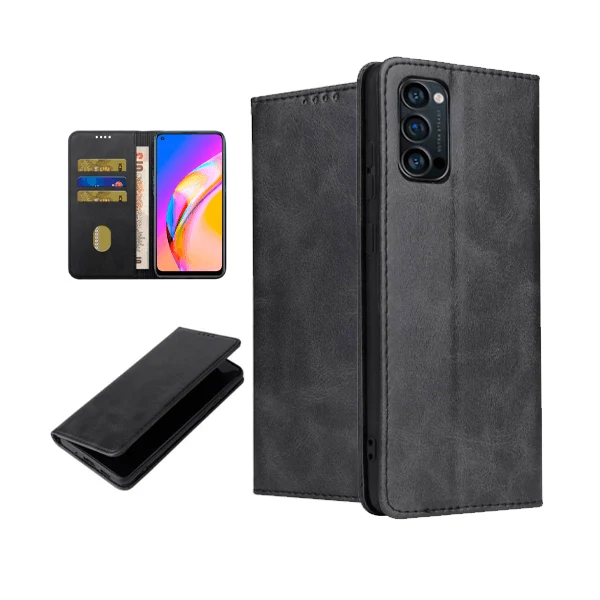 Capa MagneticFlipWallet para Oppo Reno4 Pro 5G