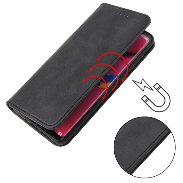 Capa Magneticflipwallet PHONECARE Para Oppo Reno14 Pro - Preto