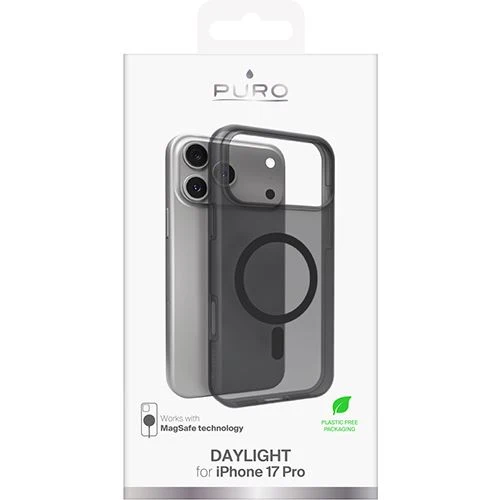 Capa Magnética Puro Daylight para iPhone 17 Pro - Preto
