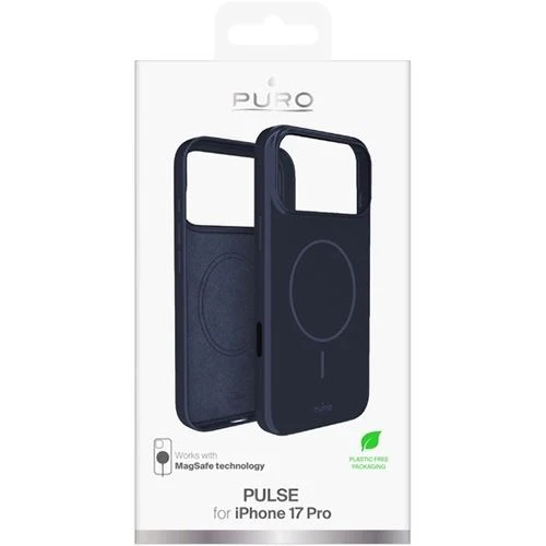 Capa MagSafe Puro Pulse para iPhone 17 Pro - Azul