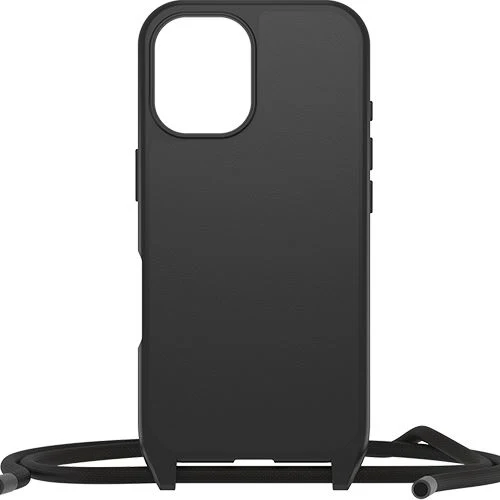 Capa Otterbox React + Cordão para iPhone 16 - Preto