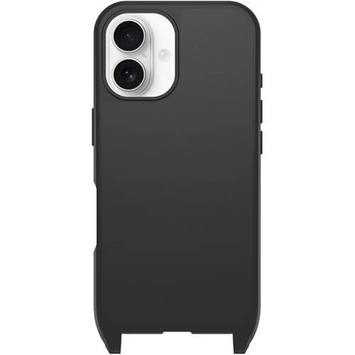 Capa Otterbox React + Cordão para iPhone 16 - Preto