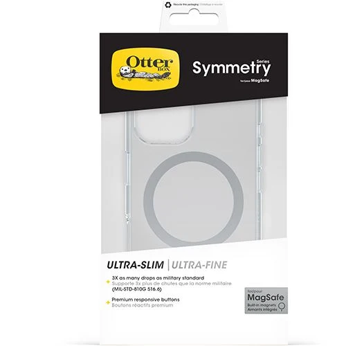 Capa Otterbox Symmetry com MagSafe para iPhone 16 - Transparente