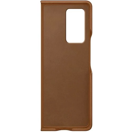 Capa em Pele Samsung para Galaxy Z Fold 2 - Castanho
