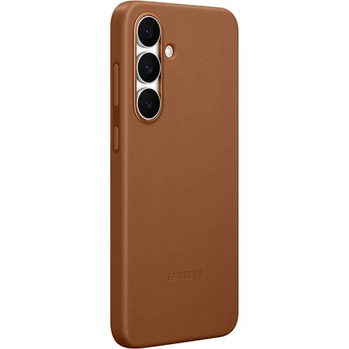 Capa Pele Vegana Samsung para Galaxy S25 FE - Bronze